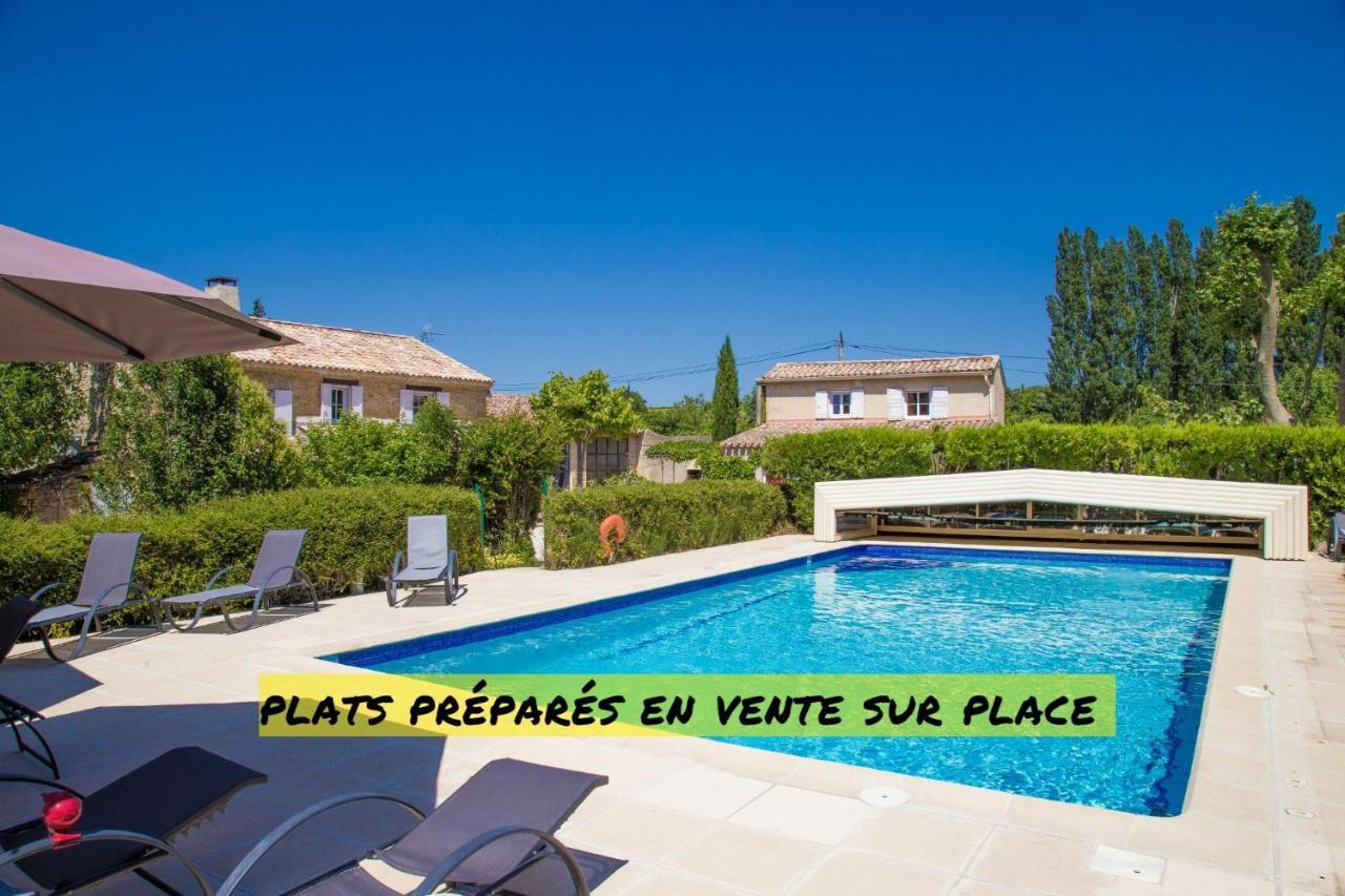 Chambres D Hotes Le Mas Julien Piscine Chauffee Adult Only Orange  Exterior foto